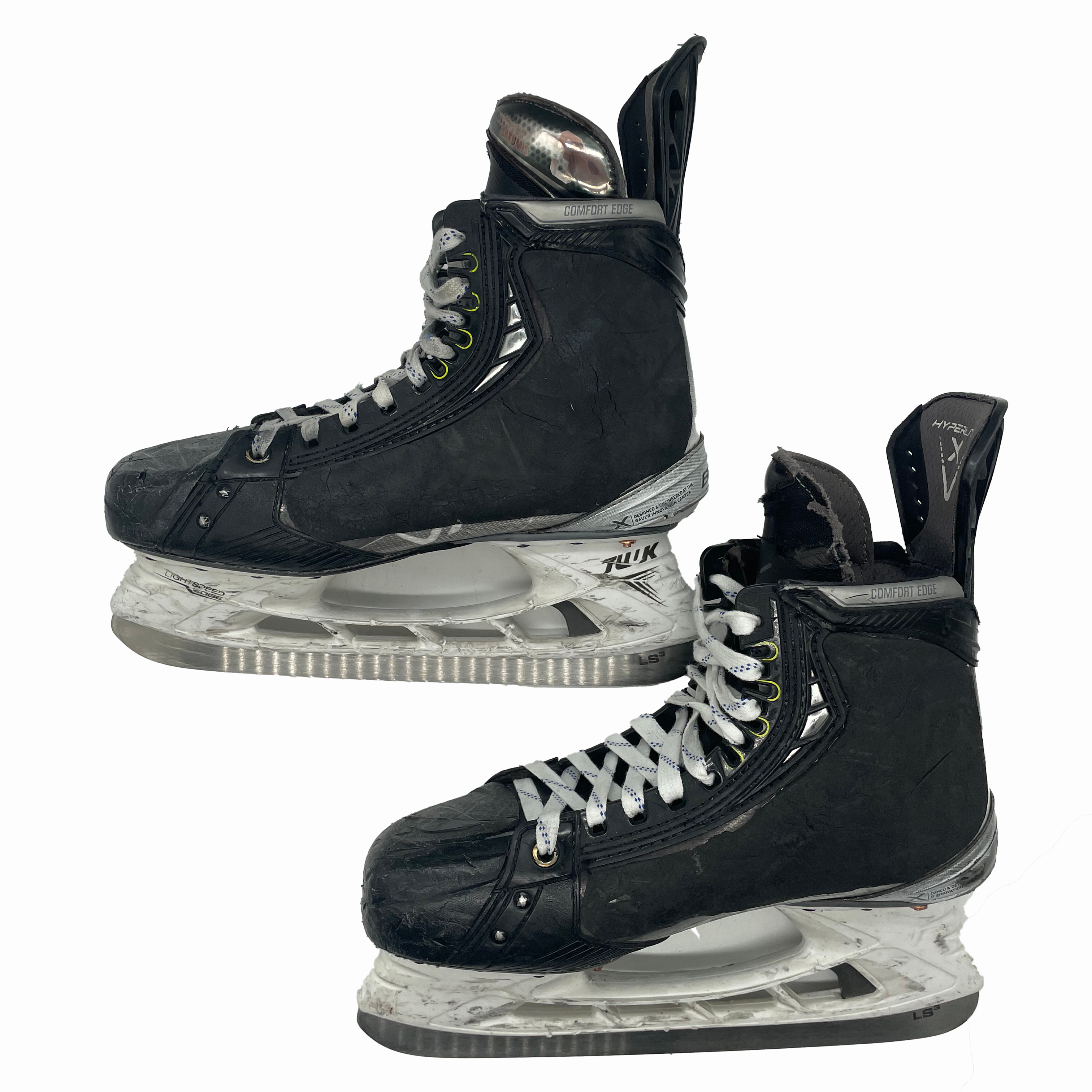Bauer Vapor Hyperlite - Patins de hockey WHL Pro Stock d'occasion - Taille 9E